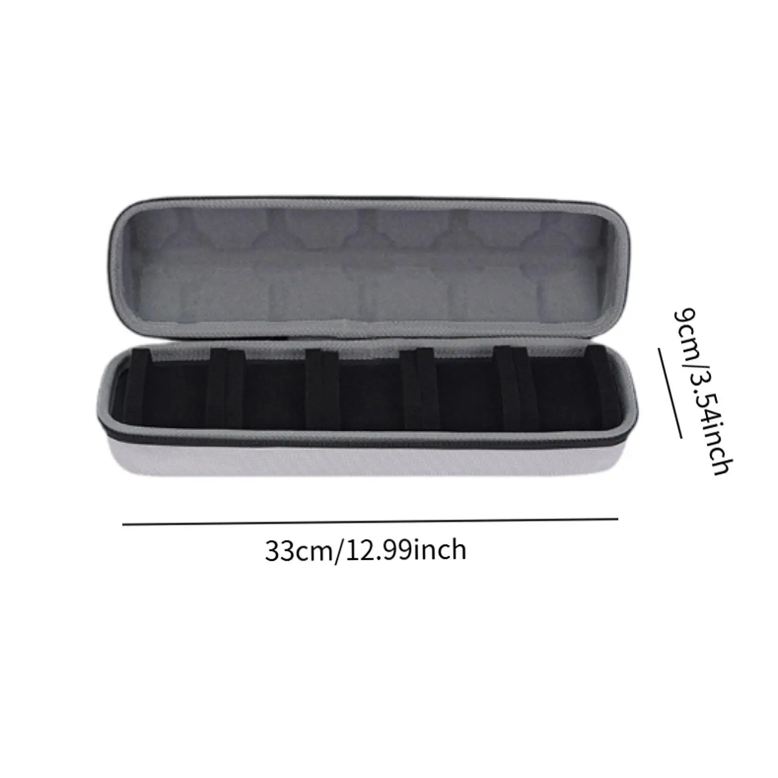 Portable Watch Storage Case 5 Slots Oxford Cloth Portable Watch Box Mechanical