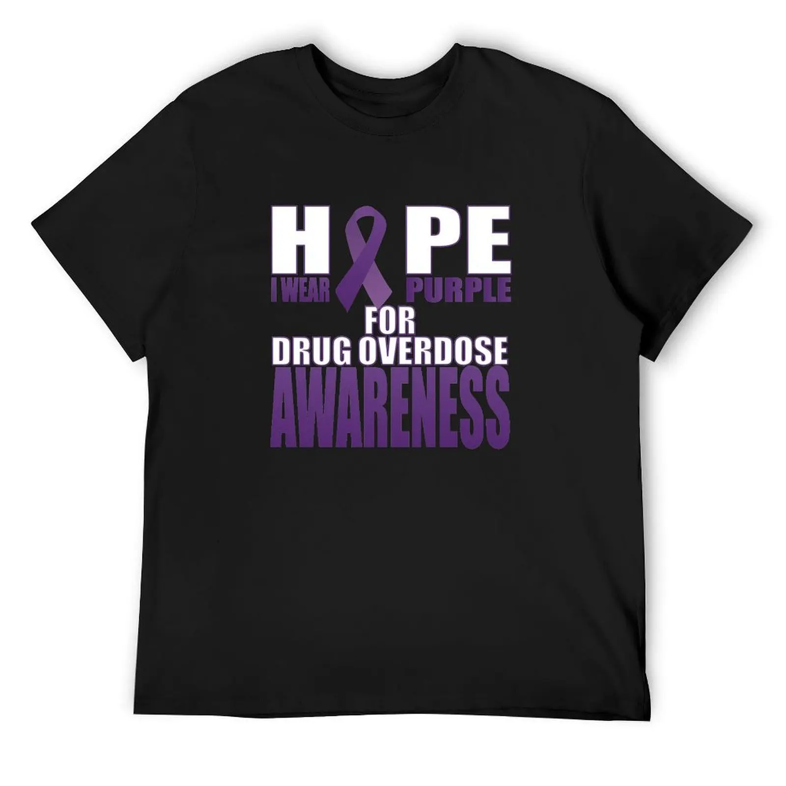 

Drug Overdose Awareness Day Gifts T-Shirt tees customs design your own anime clothes plus sizes clothing for men
