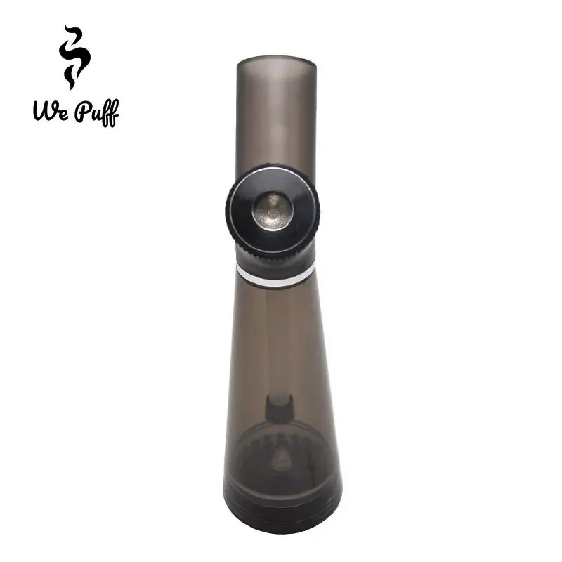 نحن نفخة 2 In1 الاكريليك الشيشة أنابيب المياه طقم طاحونة المدمج في أنابيب مرشح التدخين العشب القابلة للإزالة كسارة التبغ الشيشة مجموعة