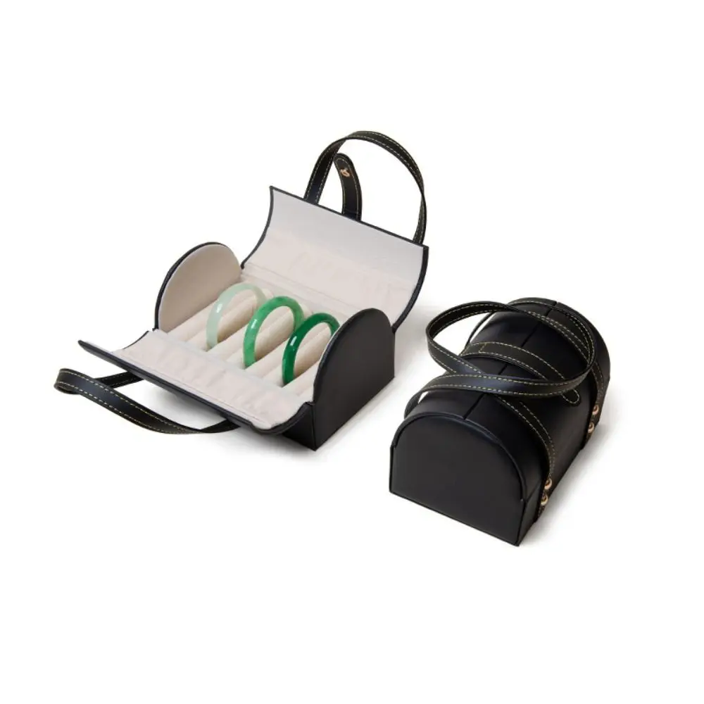 

7Positions Bracelet Display Box PU Leather Bangle Holder Bracelet Storage Bag Dustproof Organizer Bracelet Carrying Case