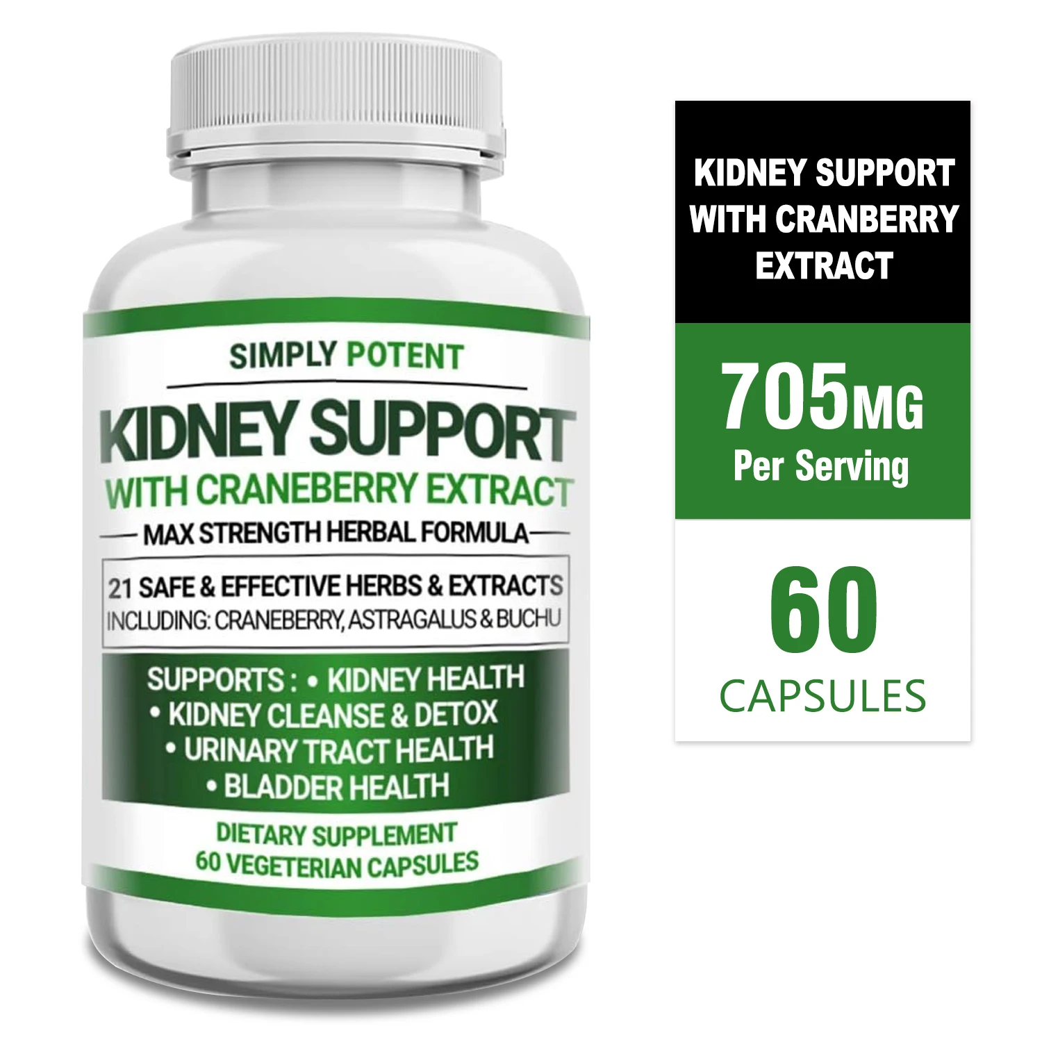 

Kidney Support Supplement - Liver Cleanse, Detox, Support Health Kidney & Urinary Tract, Supports Immune Health