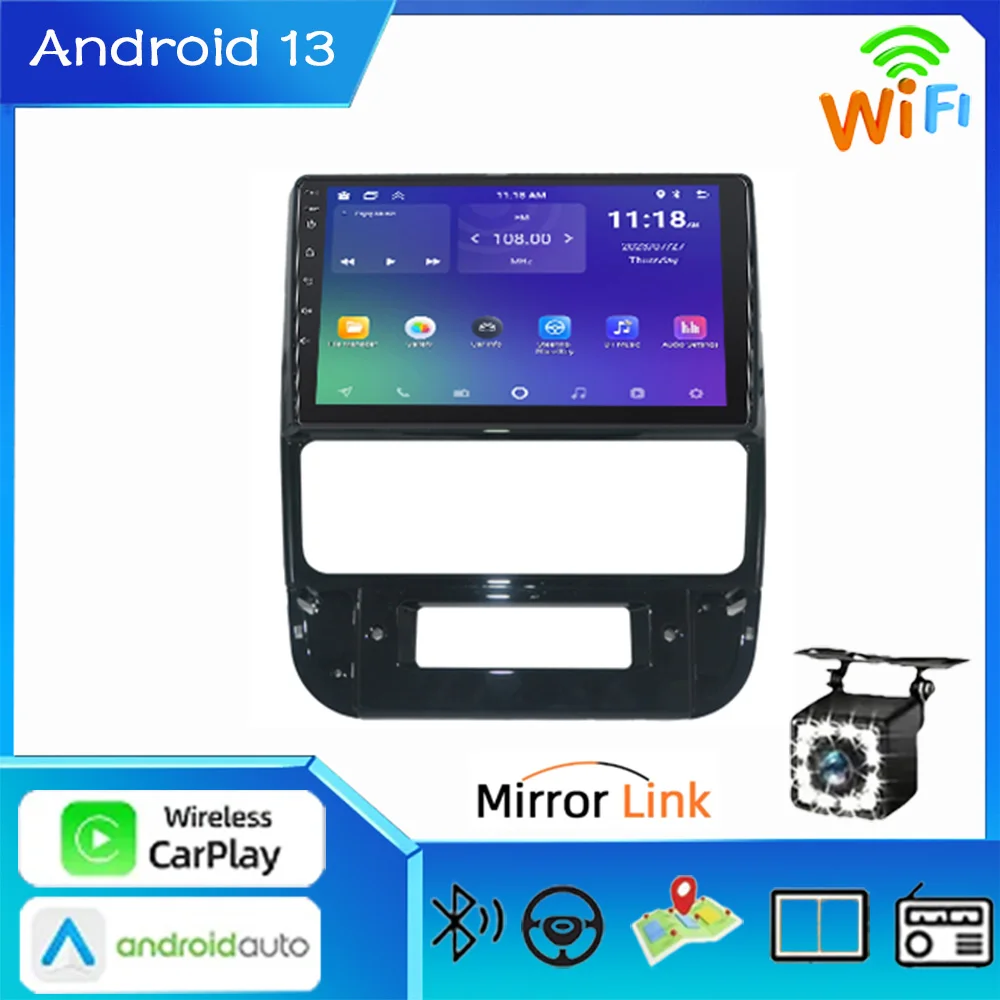 مشغل وسائط متعددة MEKEDE ، راديو سيارة لسيارة Peugeot ، مشغل سيارة فيديو لاسلكي ، واي فاي ، DSP ، جهاز ملاحة GPS ، أندرويد 13