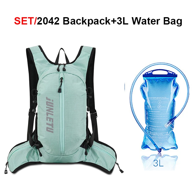New Outdoor Sports Backpack Water Bag Set 3L Cycling Water Bag Rucksack Rainproof Nylon Hiking Hydration Daypack view 5