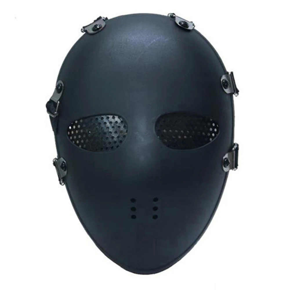 Tactical Paintball Combat Mask Hunting Airsoft CS Games Full Face Steel Mesh Eye Safety Protective Mask