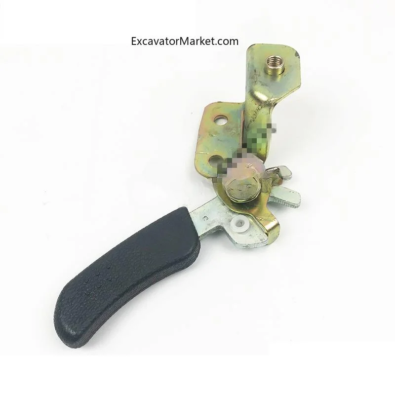 For Kobelco SK60-100-120-200-1-3-5 Cab door lock assembly outer handle lock block high quality excavator Parts