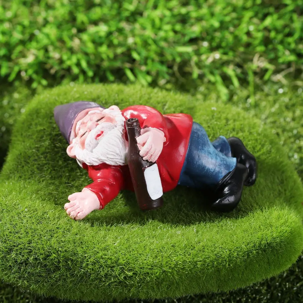 Gift Moss Terrarium Ornaments Funny Peeing Elf Dwarf Figurines Fairy Garden Micro Landscape Miniature Gnomes