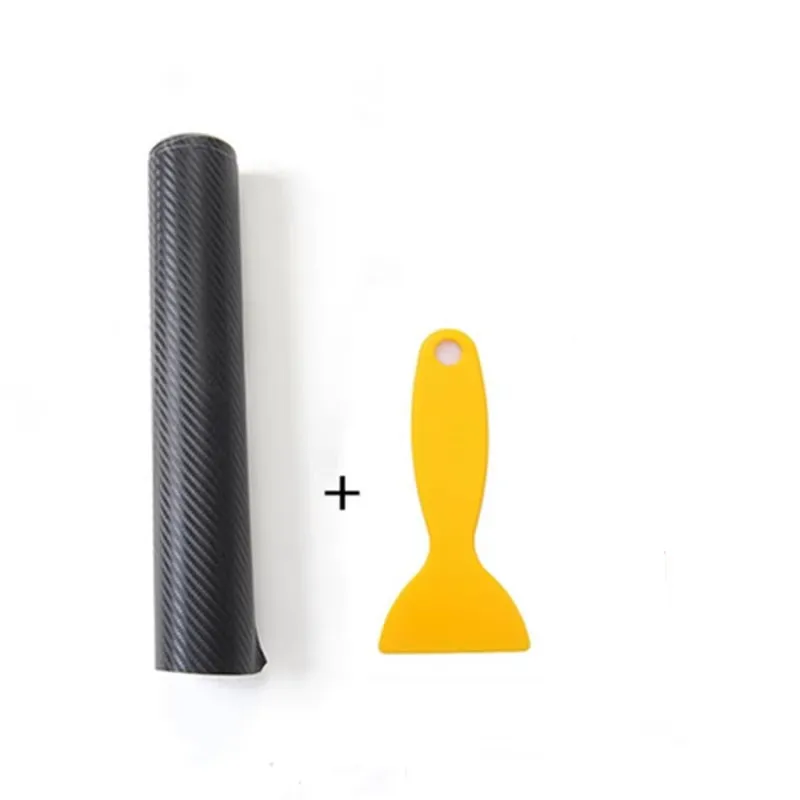 Premium Black 3D Carbon Fiber Vinyl Wrap Roll with Air Release DIY Self Adhesive Car Decal Wrapping
