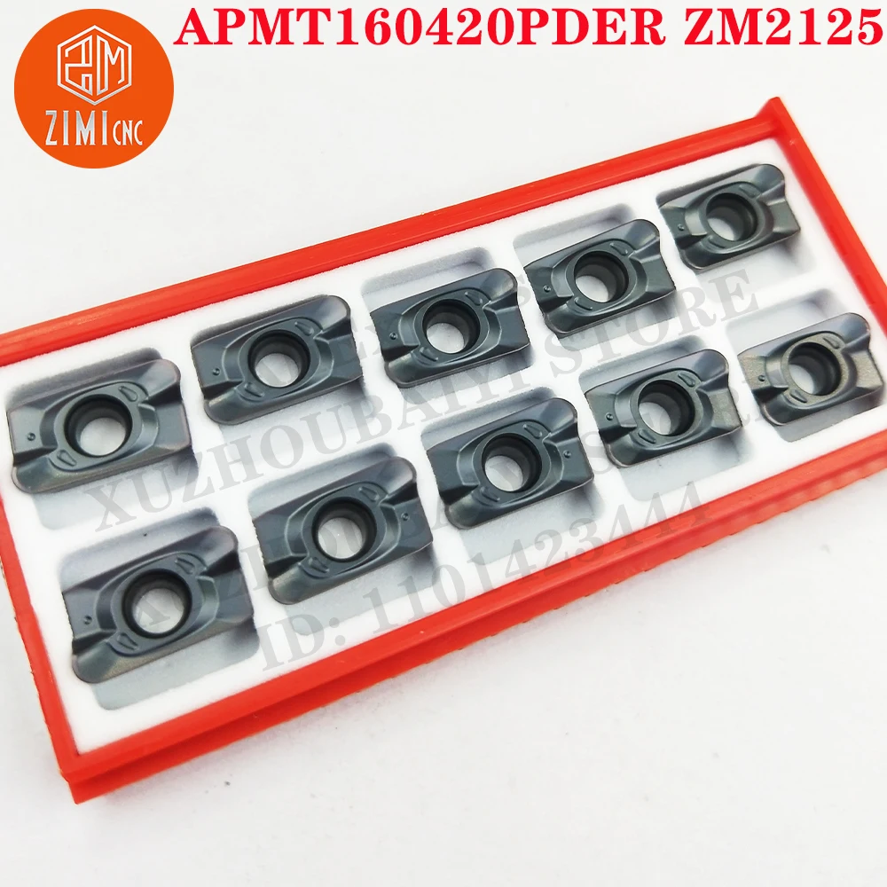 APMT160420PDER ZM2125 APMT160420PDER Carbide Milling Insert Turning Tools CNC Tools Cutter Lathe Blades metal lathe cutting tool