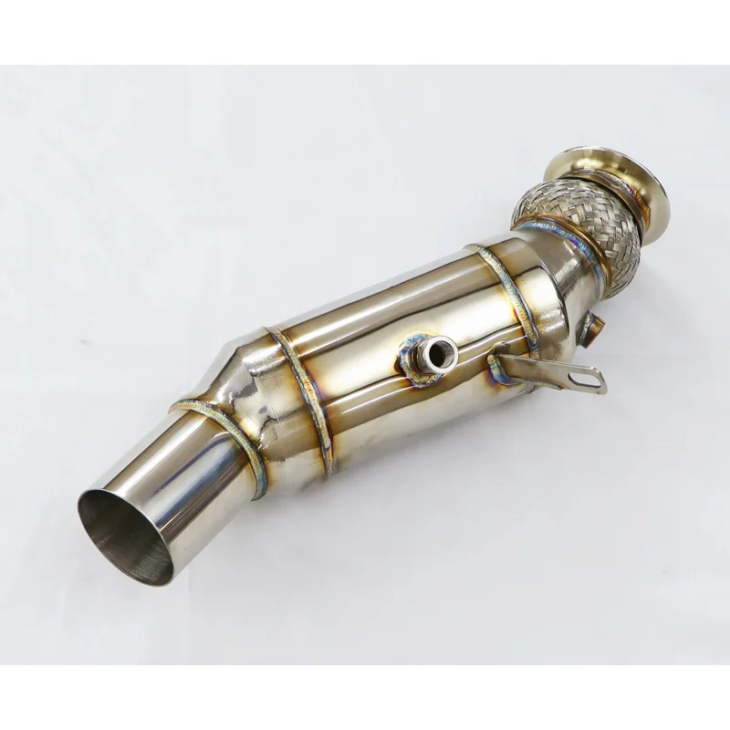 Suitable for BMW535/640/740/5GT/X5/X6 n55 stainless steel 304 engine modified straight-through high-performance head part