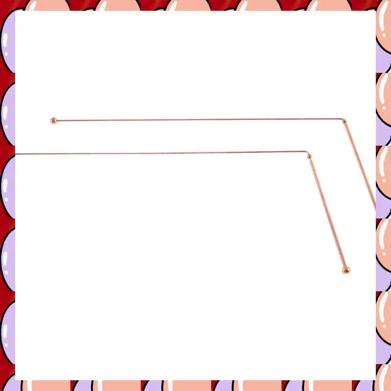 

A72Z Медные лозоходные стержни - 99,9% чистая медь 8 шт. Дайвинг-стрижки Энергетический детектор ведьмы воды