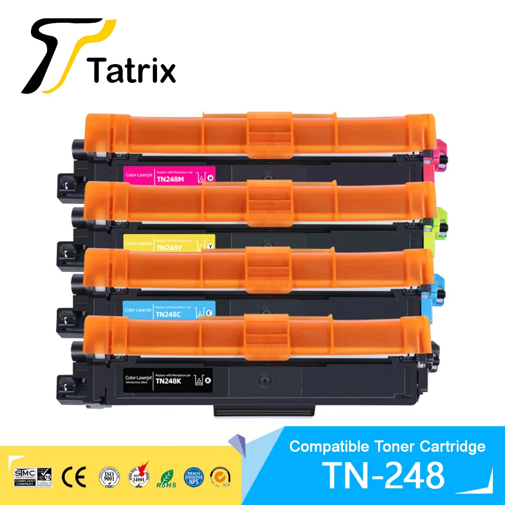 Tatrix TN248 TN 248 Color Toner Cartridge Compatible Brother for L3215CW L3220CW L3220CWE L3240CDW L8230CDW Laser Printer