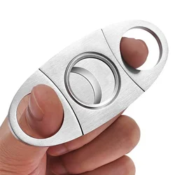 Cigar Cutter New Stainless Steel Metal Classic Cutter Guillotine Cigar Scissors Gift for Lighter Torch Lighters Cool Gadgets