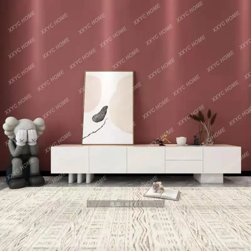XX TV Cabinet Locker Simple Modern Model Room Living Room Floor Cabinet Baking Paint Custom Fashion