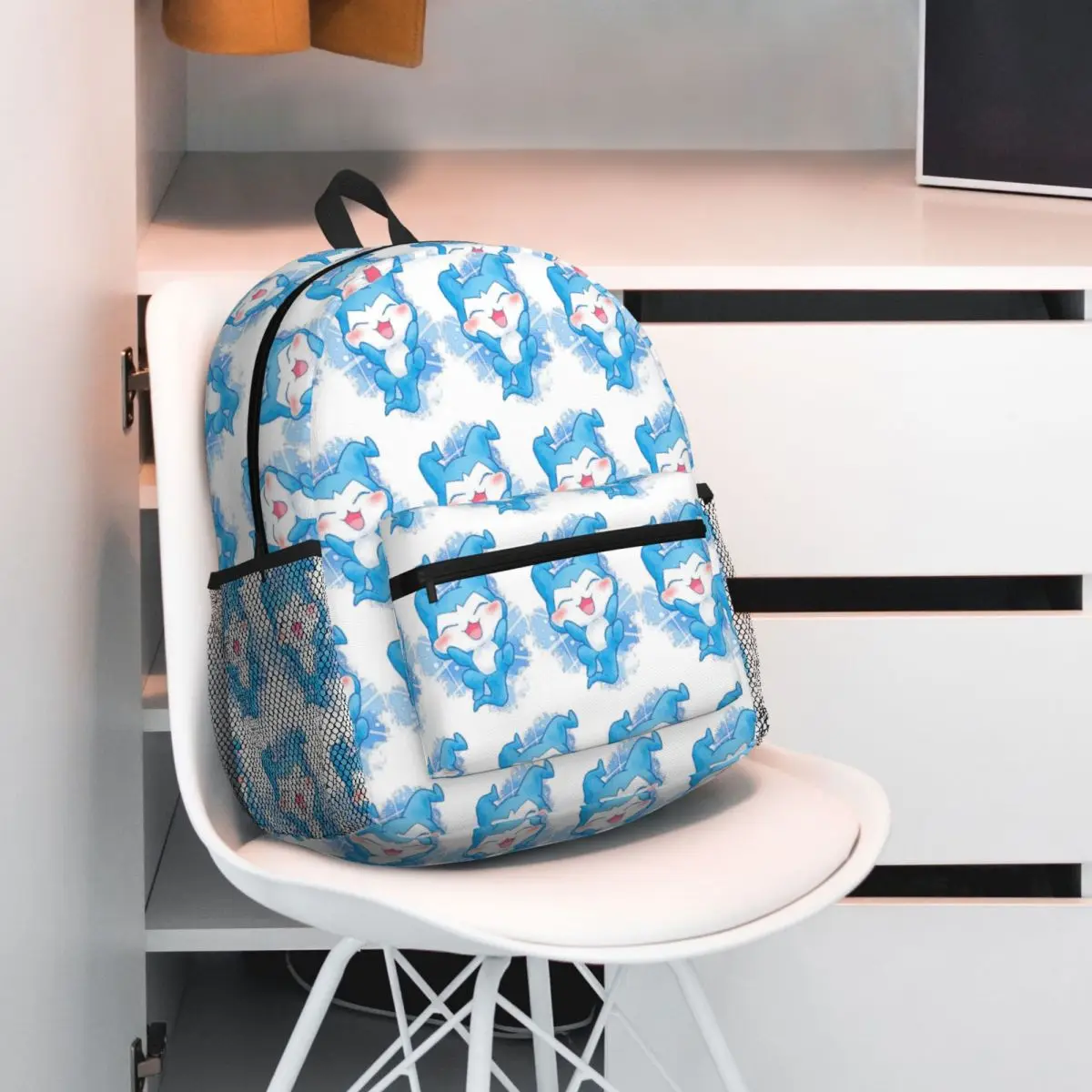 Anime Digimon Chibimon Student Backpack School Bag Hiking Travel Daypack for Boys Girls Fashion Bookbag Shoulder Bags