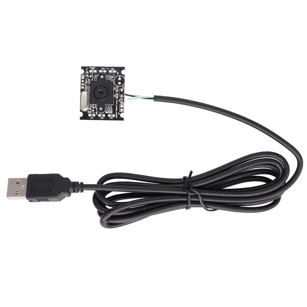 Mini 30mmX25mm 1MP HD 720P Webcam UVC Plug Play USB Camera Module for Android Linux Windows Mac