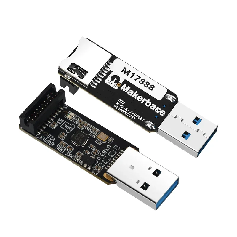 

Makerbase MKS emmc-адаптер V2 USB 3,0 считыватель для MKS eMMC модуля micro SD TF карты MKS Pi MKS пропуск