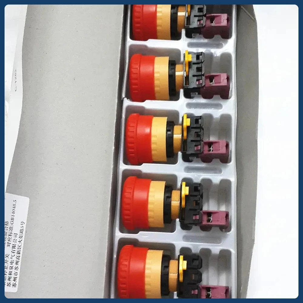 

Кнопка аварийной остановки 22 мм, 5 шт., модели YW1B-V4E01R, YW1B-V4E11R, 1НО 1НЗ