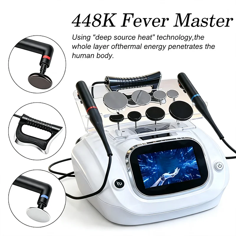 448KHZ INDIBA Indiba Deep Heat Machine Tecar RET Cet Therapy Slimming Pain Relief Multifunctional Body Sculpting Device