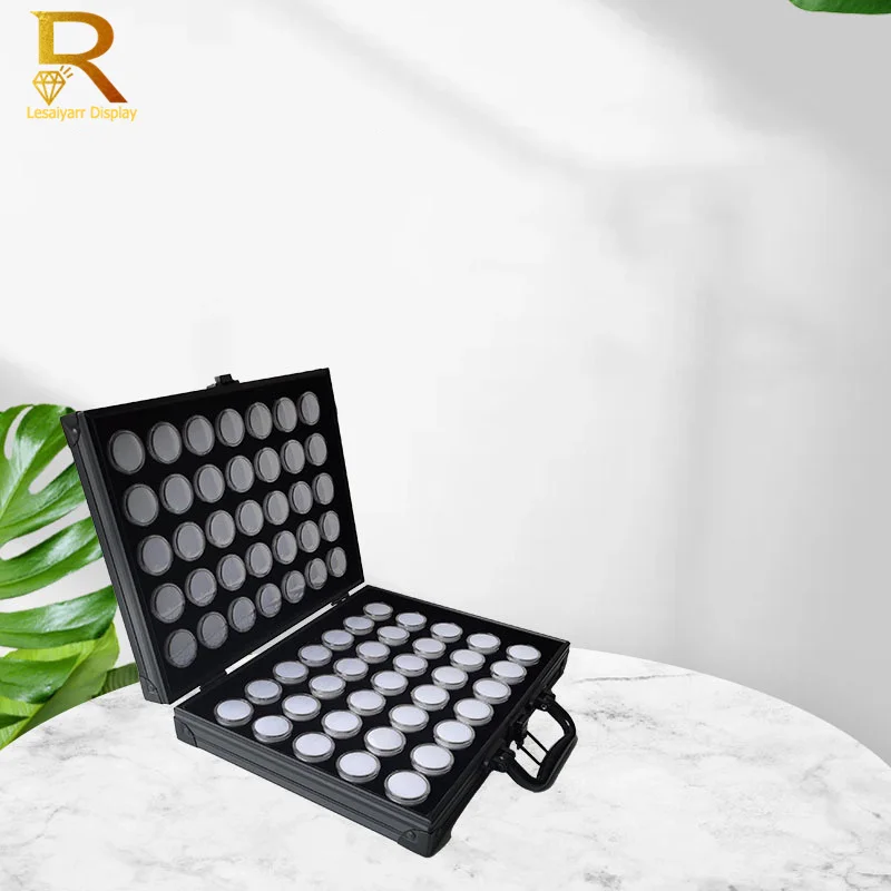 

Прозрачная банка для драгоценных камней, коробка для демонстрации драгоценных камней, свободный чехол для хранения ювелирных изделий с бриллиантами, держатель для драгоценных камней для ногтей, органайзер, контейнер