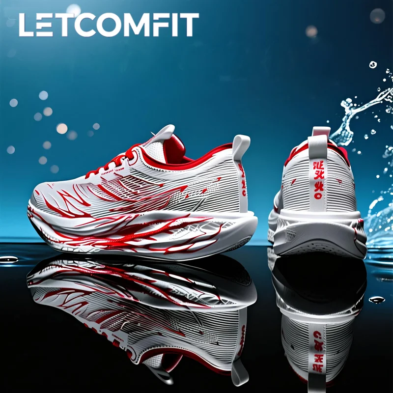 

Новые кроссовки на шнуровке, кроссовки для бега, тяжелые мужские кроссовки, нескользящая дышащая легкая уличная дорожная спортивная обувь для мужчин