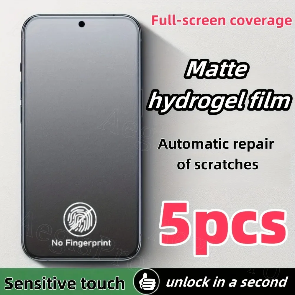 

5pcs Matte Hydrogel Film for Xiaomi 17 15 11 12 12T 13T Pro Screen Protector for Xiaomi 15 Pro for Xiaomi 14T Pro 12S 13 14Ultra
