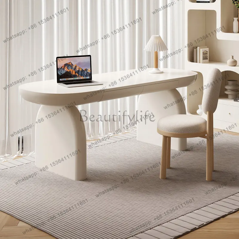 XX39 Minimalist Modern Office Desk Display Aesthetic Nordic Design Crafts Office Desk Wooden Reception Tavolino Trendy Furniture