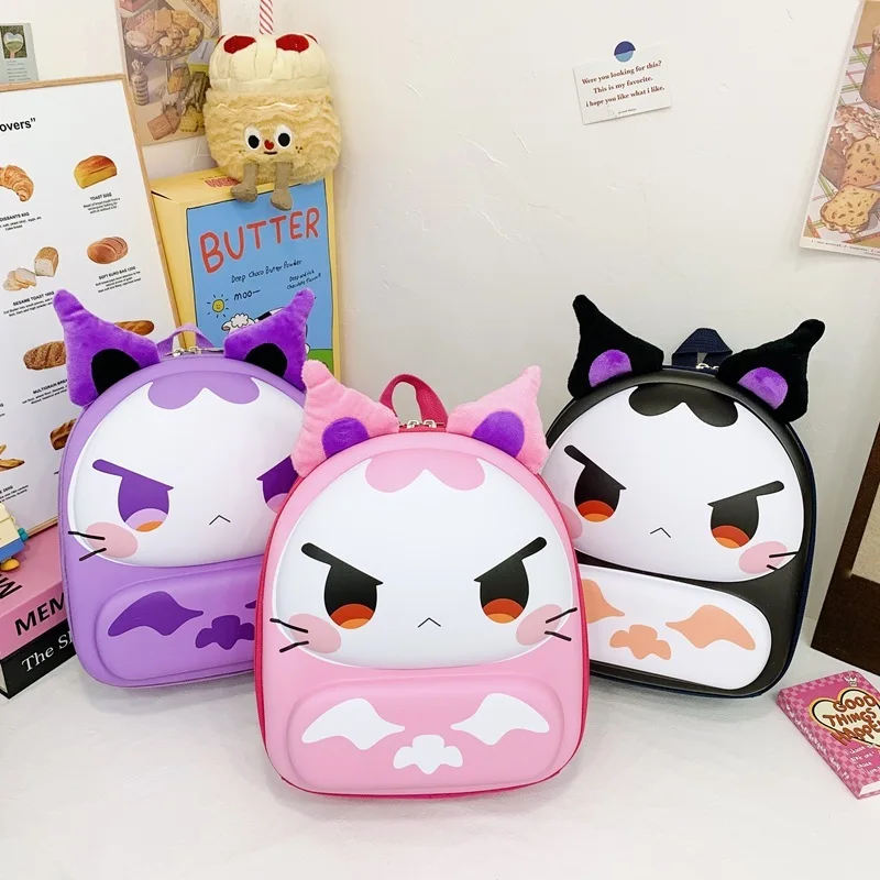 Sanrio Hello Kitty Kuromi Labubu Periphery Backpack School Backpack Learning Supplies Birthday Gift Wholesale Cute Girl Presents