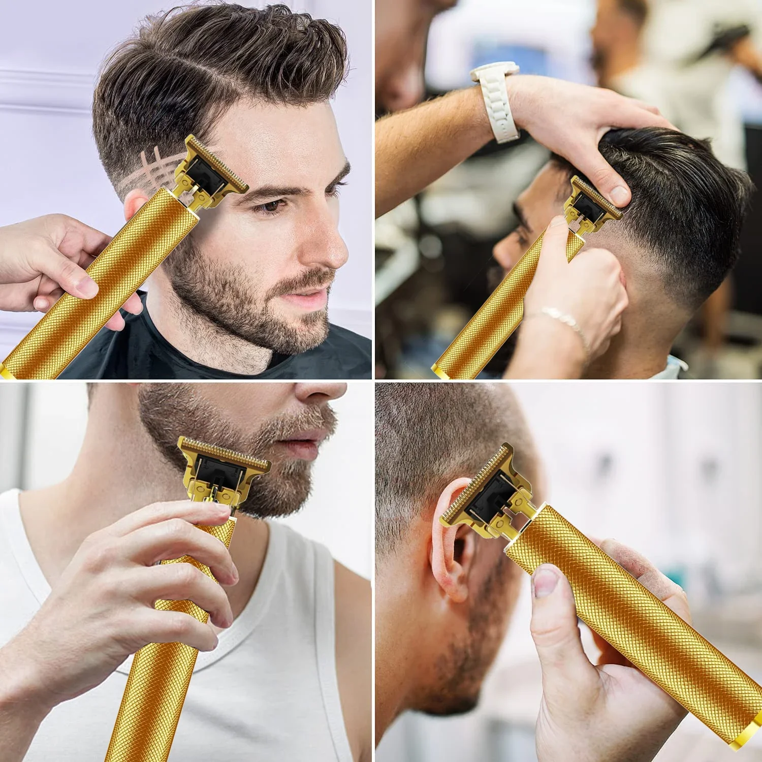 Kemei Hair Clipper KM-1949 Electric Barber Full Metal Professional Hair Trimmer Set For Men Beard Finishing Hair Cutting Machine