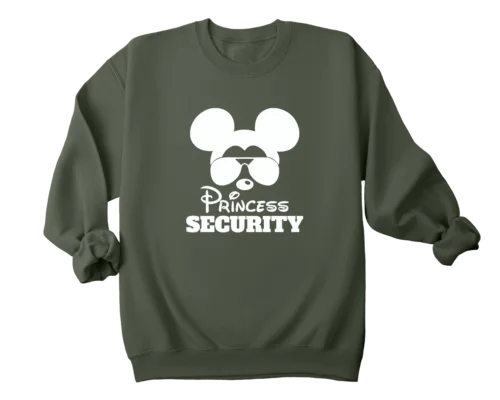 Polarshe Princess Security, Bodyguard, Funny Saying, Cute Gift, Trending / Sweatshirt