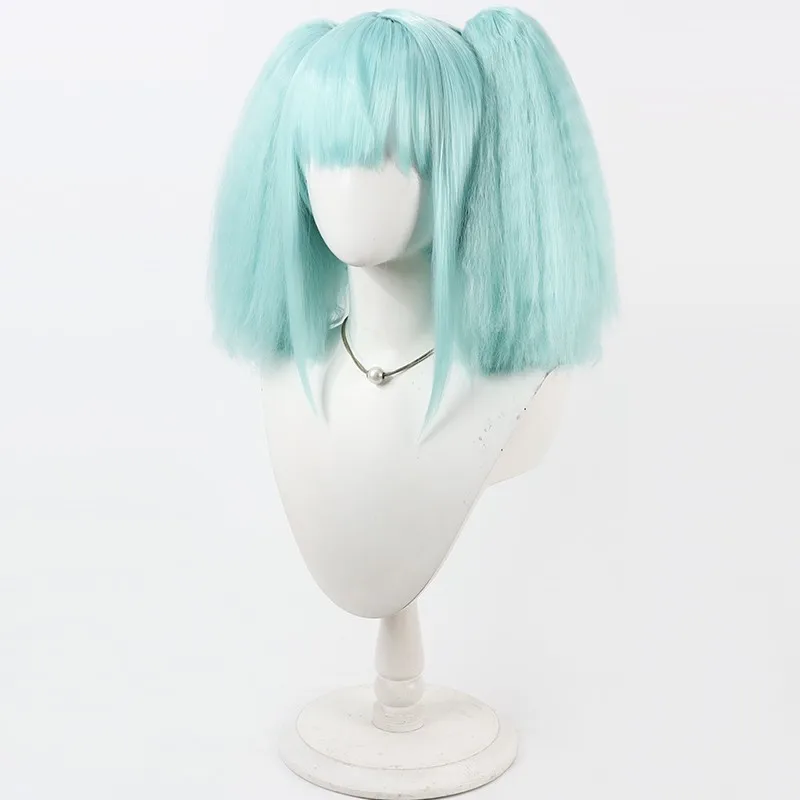 لعبة مصير الطلب الكبير يرقة تيامات كوس شعر مستعار تأثيري هالوين كرنفال حفلة الدعامة الشعر الاصطناعية ألياف مقاومة للحرارة + غطاء شعر مستعار