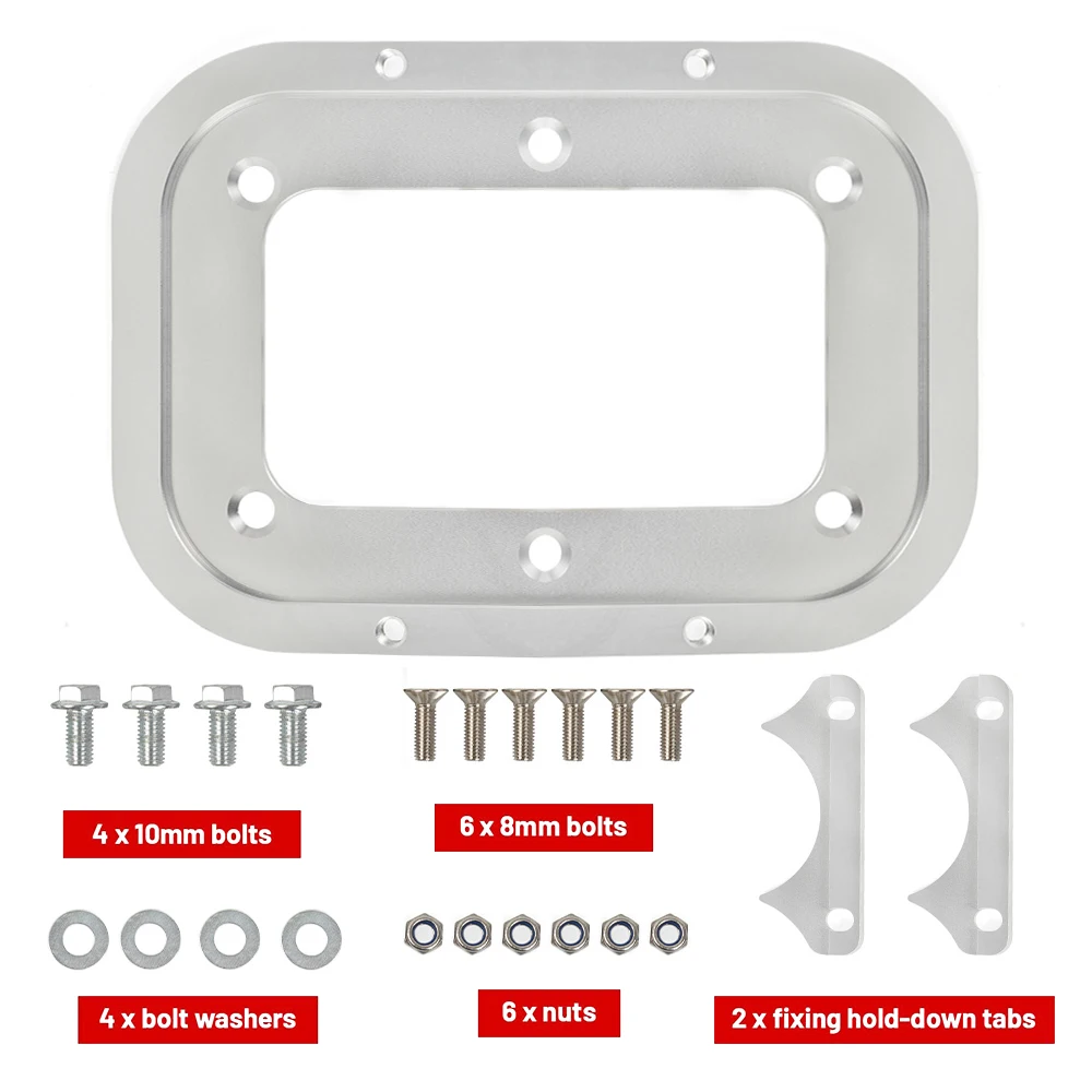 RASTP-Billet Battery Relocation Holder Mount Tray Hold Down Pallet Bracket For Optima 34M D34M D34 D34/78 34 34/78 RS-BTD041