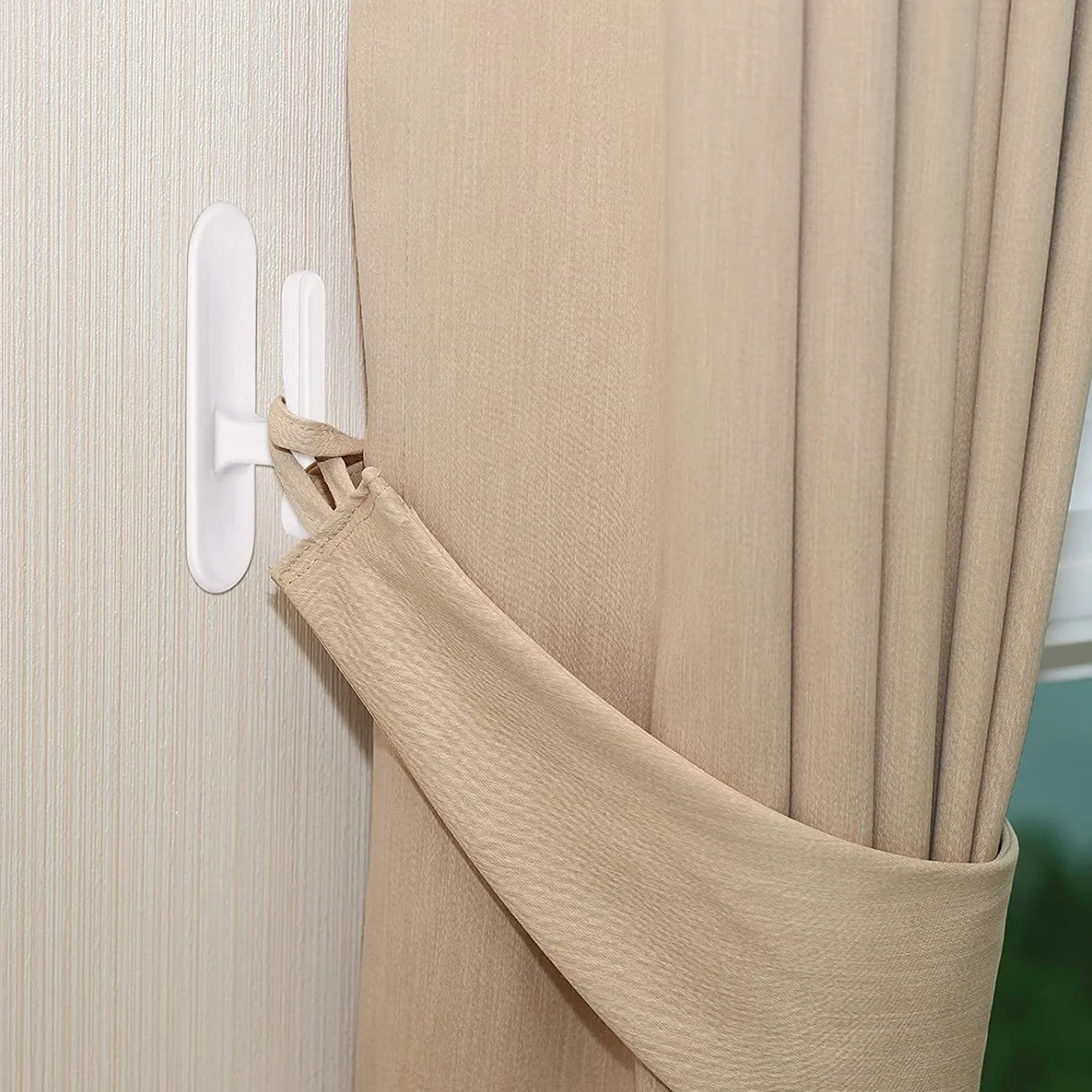 

8Pcs Blind Rope Cord Cleats Curtain Hooks Multi-Use for Home Office Kitchen Stylish Design Safe for Pets Blind Rope Cleat