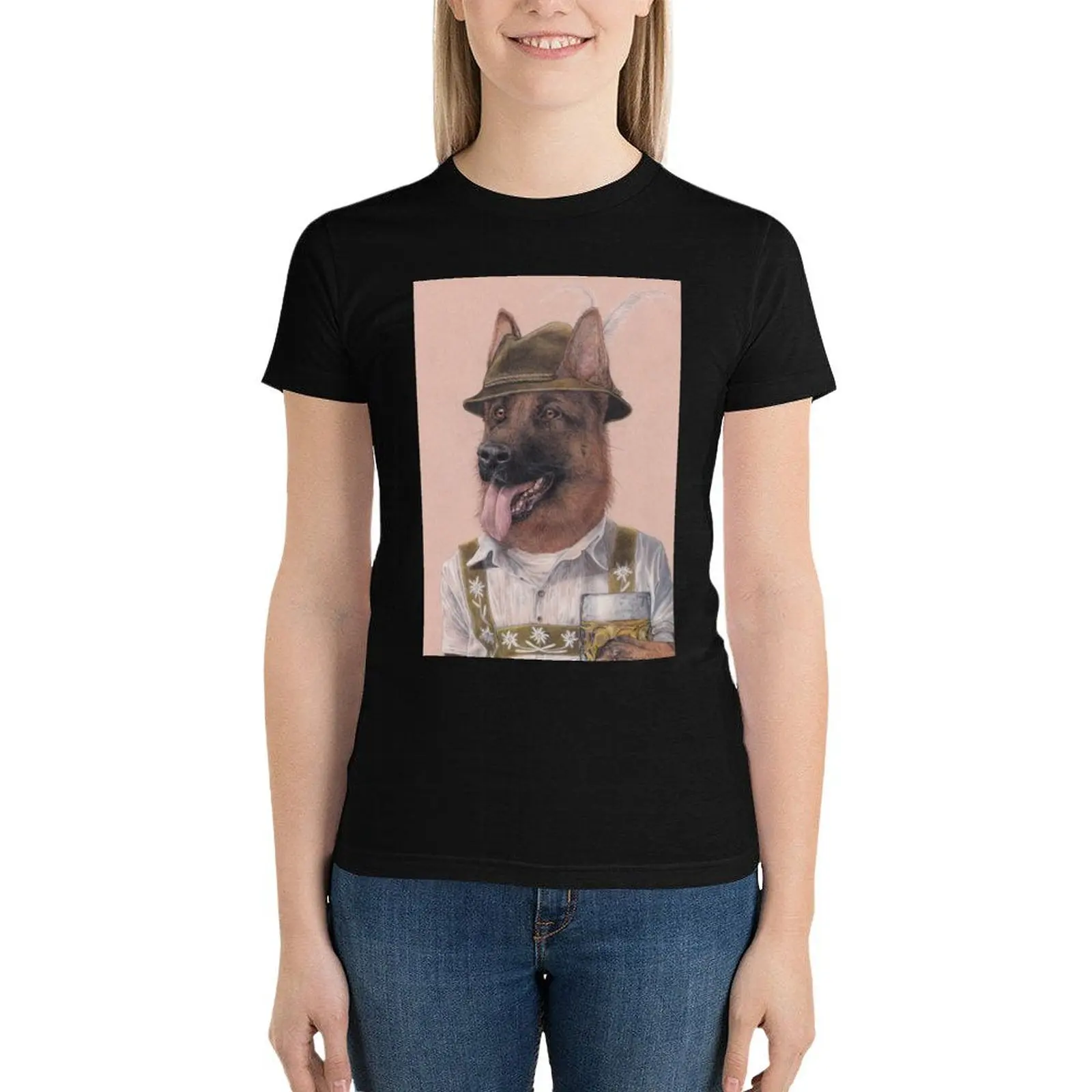 

German Shepherd T-Shirt shirts graphic tees oversized designer clothes Women luxury