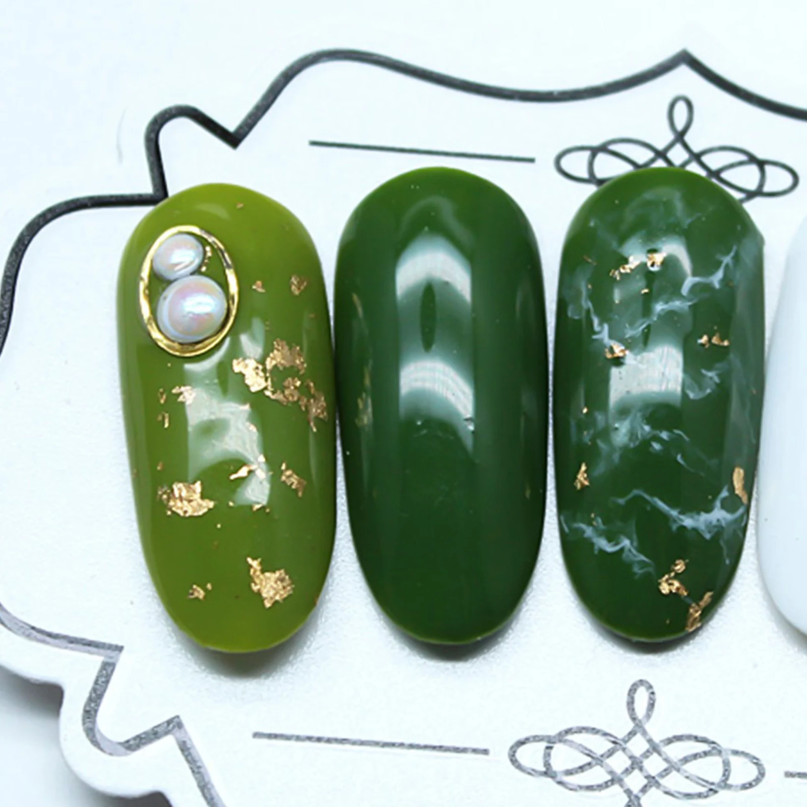 

3Pcs Nail Art Tinfoil Decorations Gold Silver Chip Paillette Tweezer DIY Manicure Ornament Women Nail Art Supplies