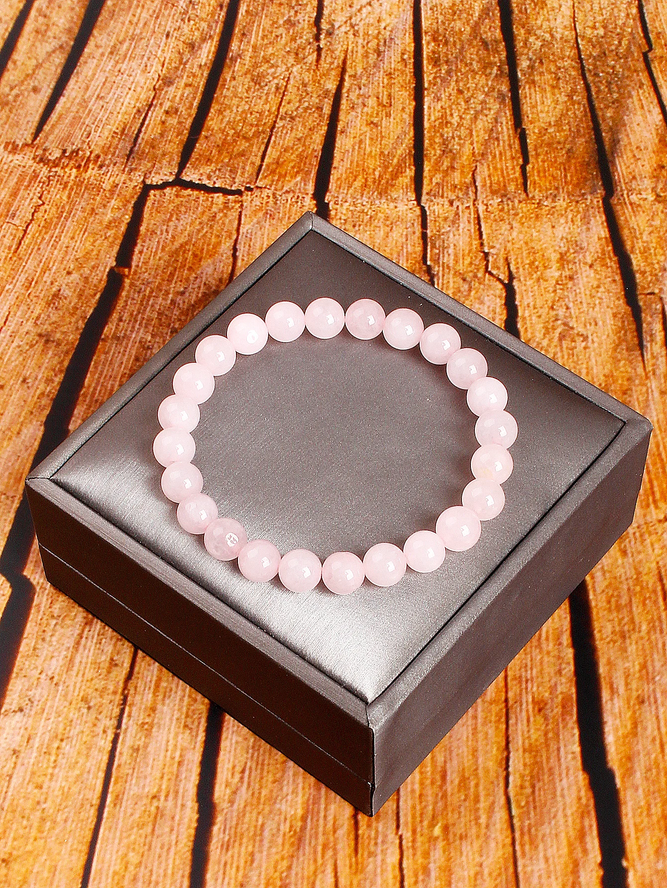 정품 천연 로즈 쿼츠 스톤 비드 팔찌 사랑 하모니 정서 - Gemstone Bracelet Healing 리뷰 및 가격