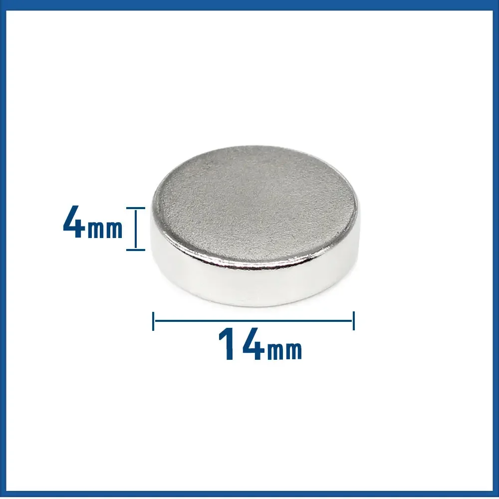 5/10/20/50/100PCS 14*4 mm Disc Round Neodymium Magnets N35 14x4 mm Strong Powerful Magnets Permanent NdFeB Magnet Disc 14mm*4mm