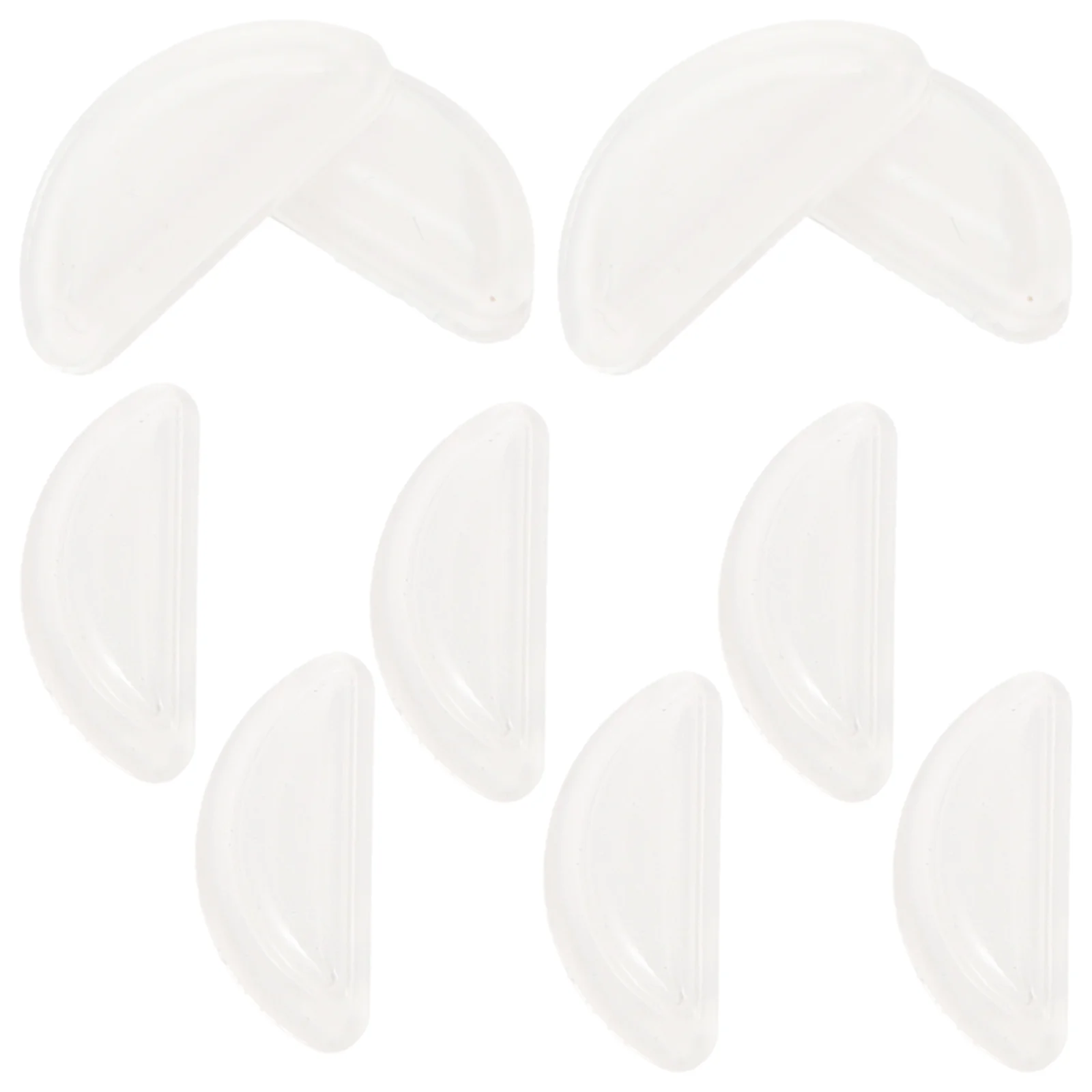 

5 Pairs Eye Glasses Eyeglass Nose Pads for Eyeglasses Plate Replacement Protector Transparent Accessories