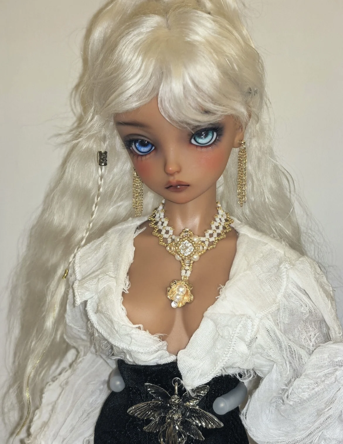 Doll accessories 1/3 BJD girl necklace, simple style beaded necklace free shipping