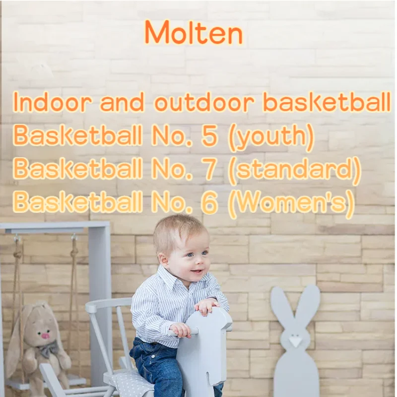 Molten Original Basketballkorb Größe 4/5/6/7 Indoor Outdoor Kinder Jugend Männer Frauen Offizieller Basketballkorb Ball Arcade Hoop