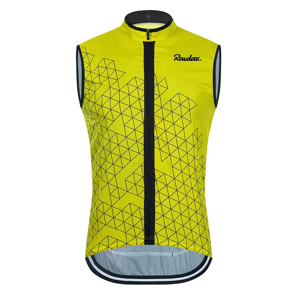 Raudax Sleeveless Cycling Vest 2025 Reflective Bike Ciclismo Bicycle Cycling Jersey Windproof Cycling Clothing Motorcycle Vest