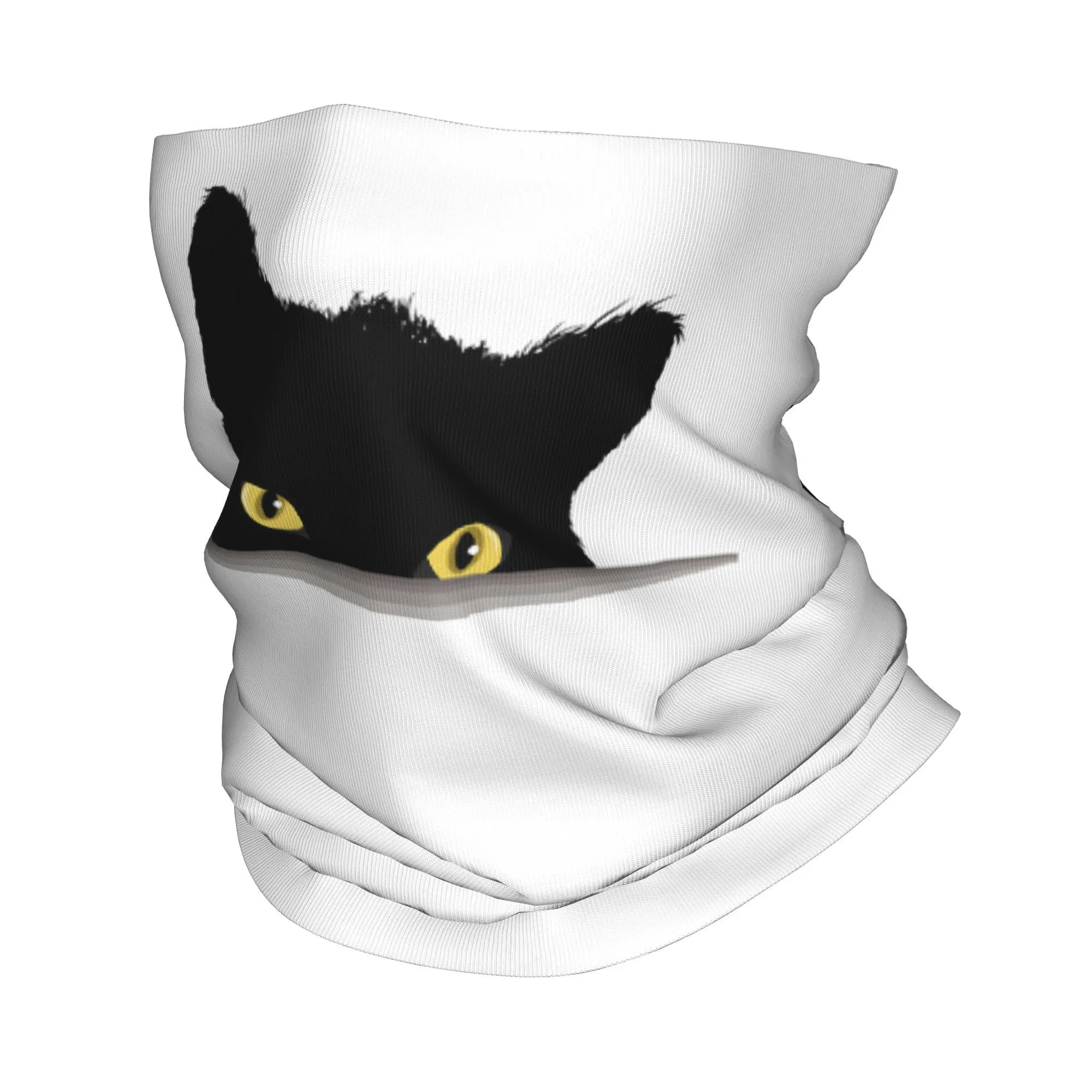 

Бандана с черным котом, гетры с принтом, маска, шарф, многофункциональная повязка на голову, походная, рыбалка, унисекс, для взрослых, моющаяся