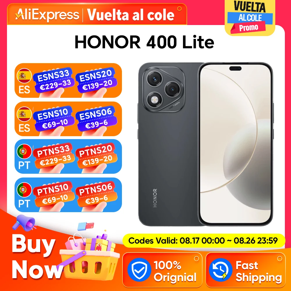 HONOR 400 Lite 5G, Versión Global, Teléfono Inteligente 5G, Cámara Principal de…