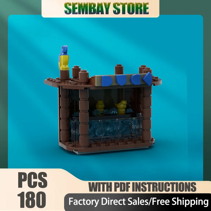 

Модульное городское здание Moc, строительные кирпичи, модульная модель Luckyduck, технологические блоки, рождественские игрушки «сделай сам», строительные праздничные подарки