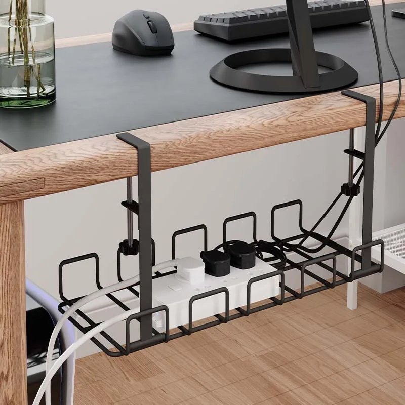 1pcUnderDeskCableManagementTray,OrganizerForWire,Cord,PowerStrip,OfficeUnderTableStorageRack-AliExpress