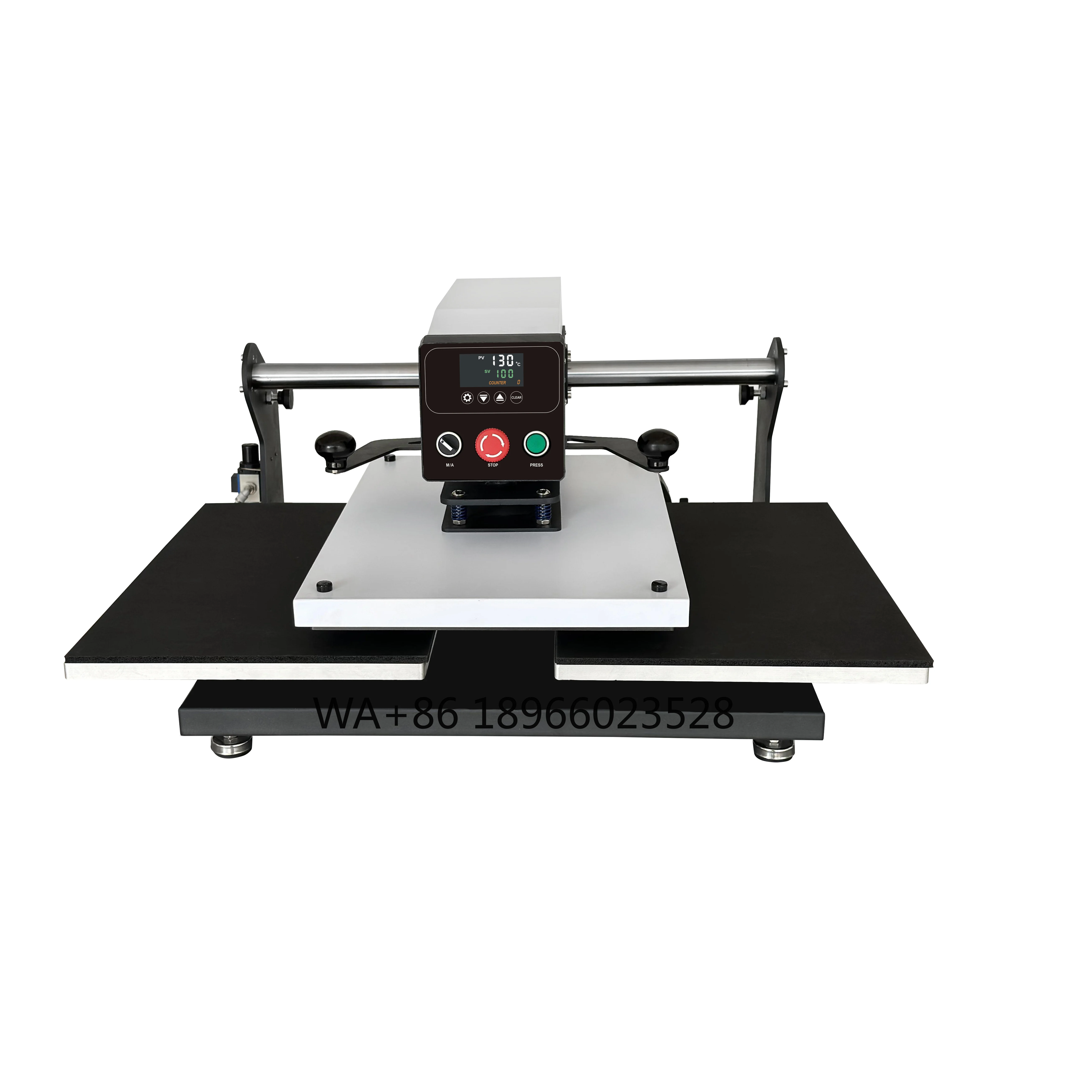 

40x50 Semi-Automatic Dual Heat Press Pneumatic 16x20 Auto Open New Condition Heat Transfer Press Machine for Printing