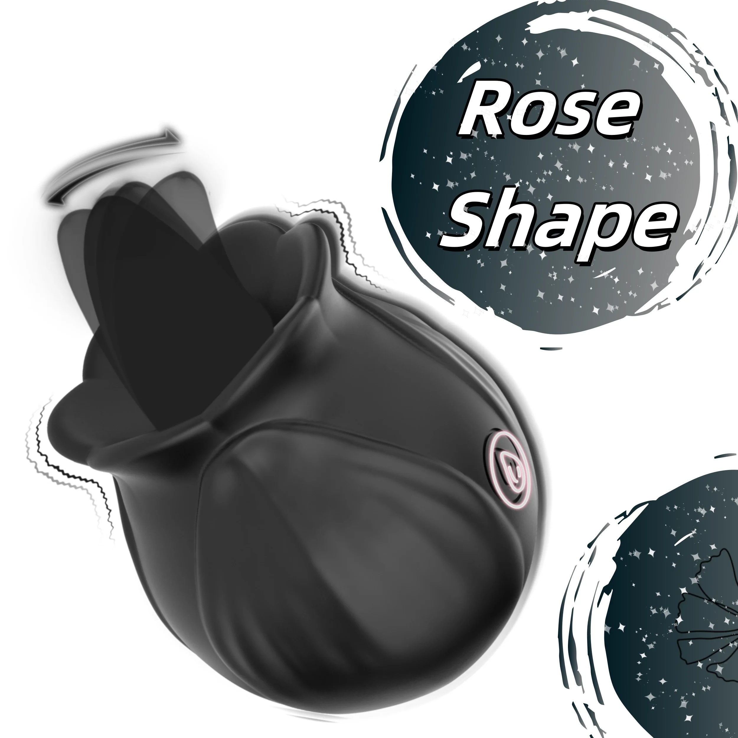 هزاز قوي لعق اللسان للنساء جهاز تحفيز البظر مدلك حلمات الفم الأنثوية البظر تهتز ألعاب جنسية وردية للبالغين #1