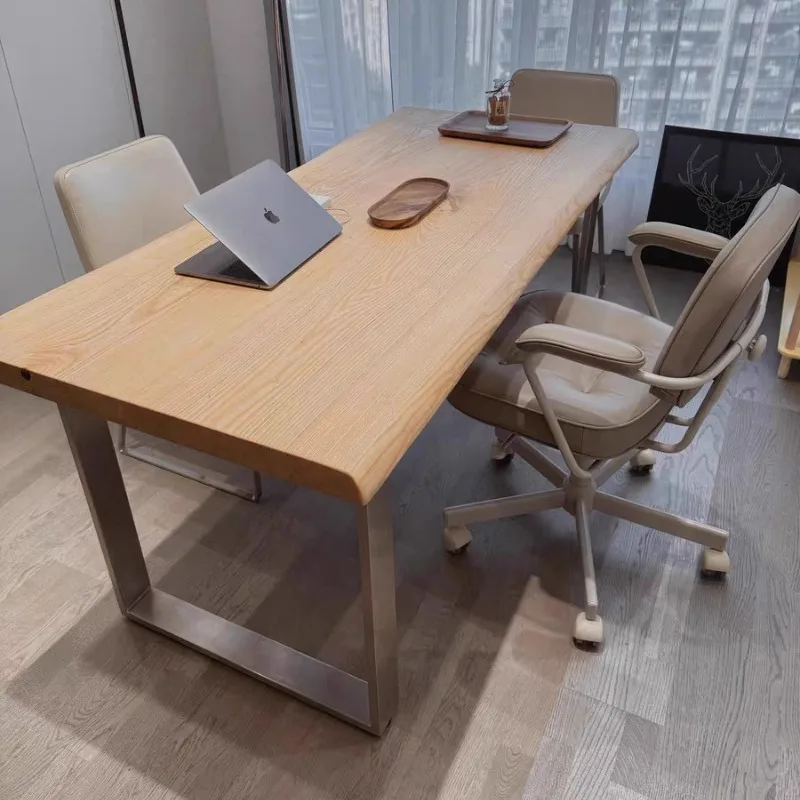 Stainless Steel Table Legs Heavy Duty Dining Desk & Bar Counter Base Universal Support Frame for Wood Tops Modern Furniture Feet