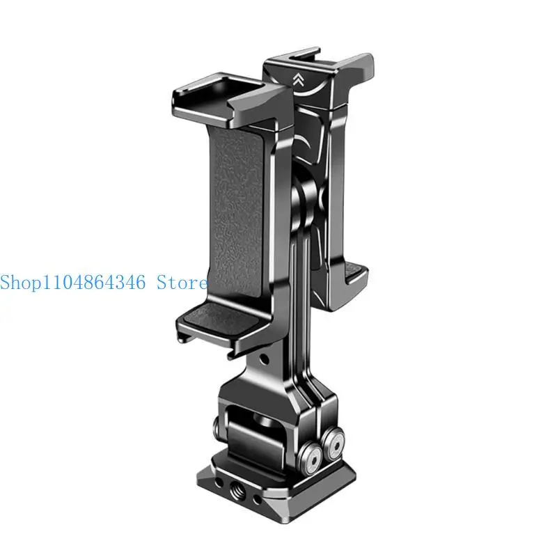 

5ASD Телефон штатив Адаптер Адаптер двойной мобильный телефон держатель зажима с базой для Arca для видео видео