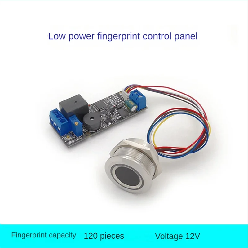 K202+R503 Fingerprint Controller Kit DC12V Low Power Consumption K202 Fingerprint Control Board +R503 Fingerprint Module