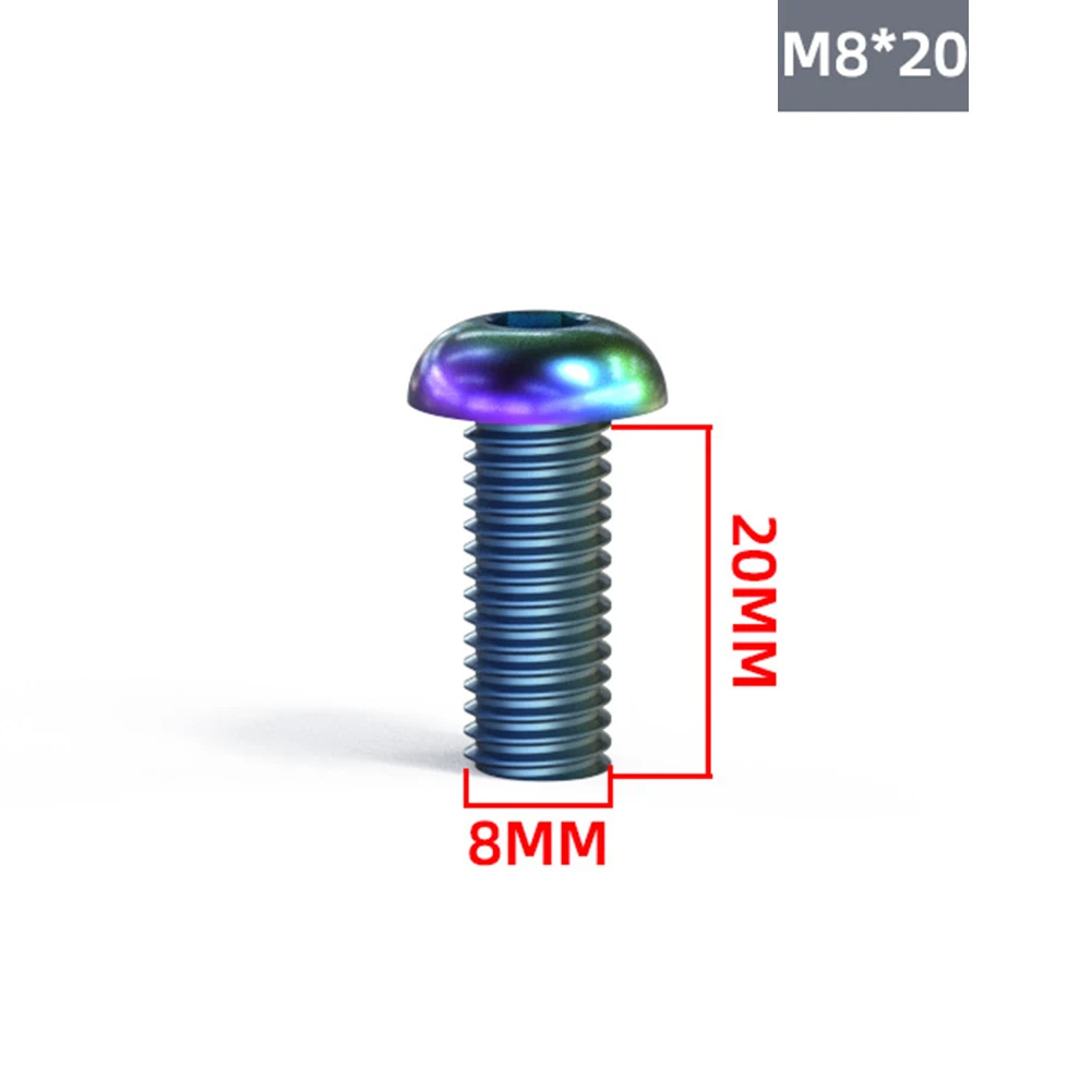 Автомобильная-настройка-Полукруглый-винт-Прохладный-внешний-дизайн-Болт-Аксессуары-для-велосипеда-Стильная-велосипедная-фурнитура-Крутой-внешний-дизайн